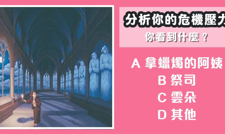 【你看到什麼】分析你的危機壓力