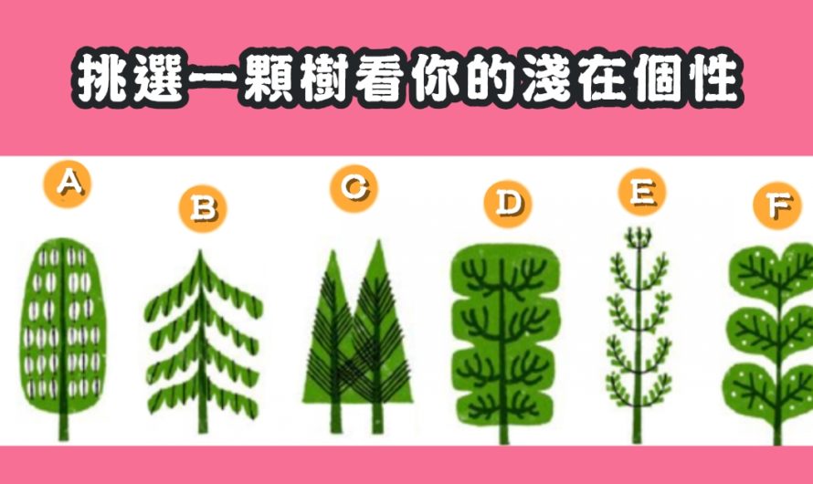 【歐美瘋傳測驗】測你的淺在個性