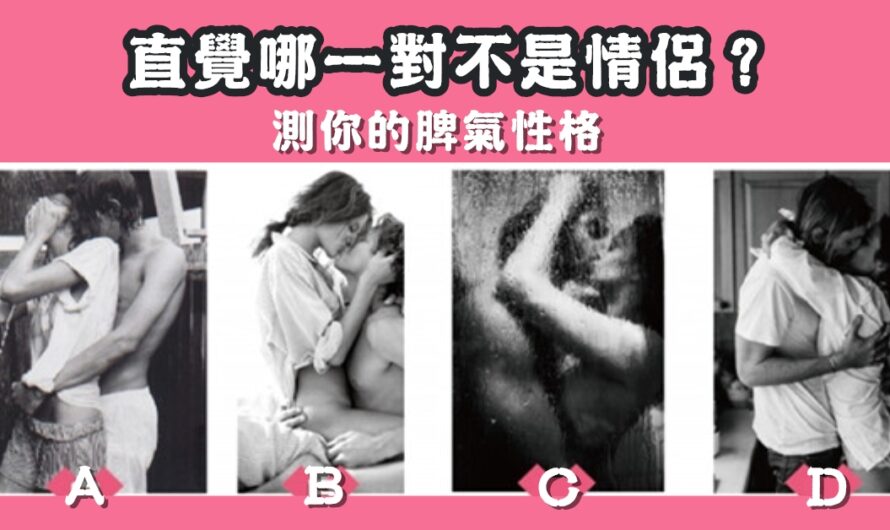 【哪一對不是情侶】測你的脾氣性格