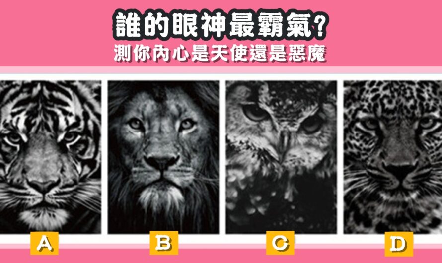 【誰的眼神最霸氣】測你內心是天使還是惡魔