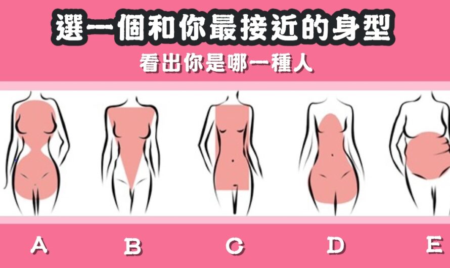 【您最接近哪種身型】看出你是哪一種人