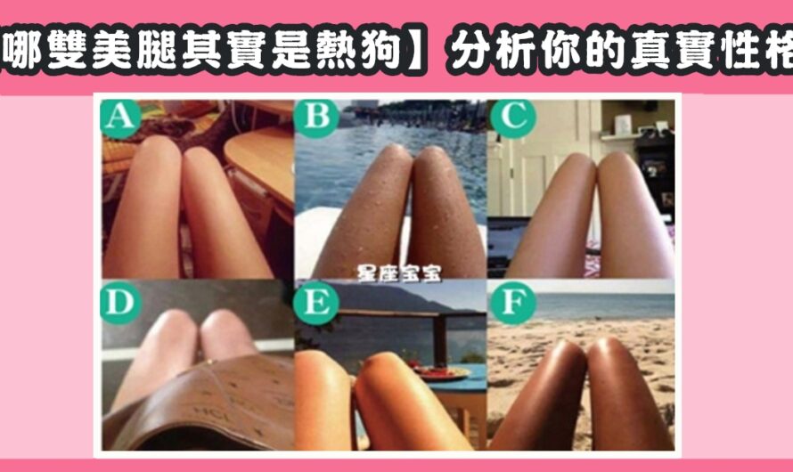 【哪雙美腿其實是熱狗】分析您的真實性格