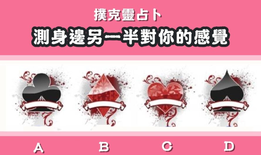 【撲克占卜】測身邊另一半對你的感覺