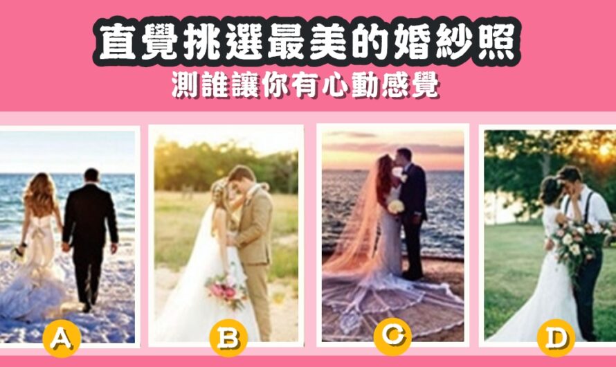 【最美的婚紗照】測誰讓您有心動感覺