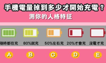 手機，電量，開始，充電，人格，特徵，心理測驗，星座寶寶