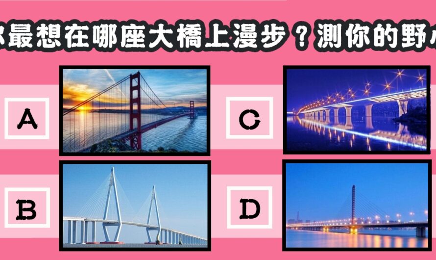 【最想在哪座大橋上漫步】測您的野心有多大