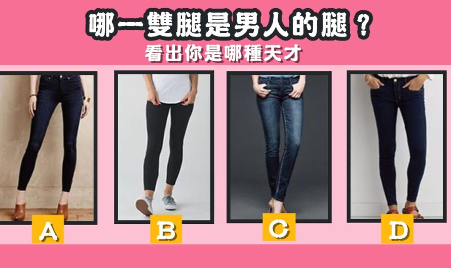【哪雙腿是男人的腿】看出您是哪種天才