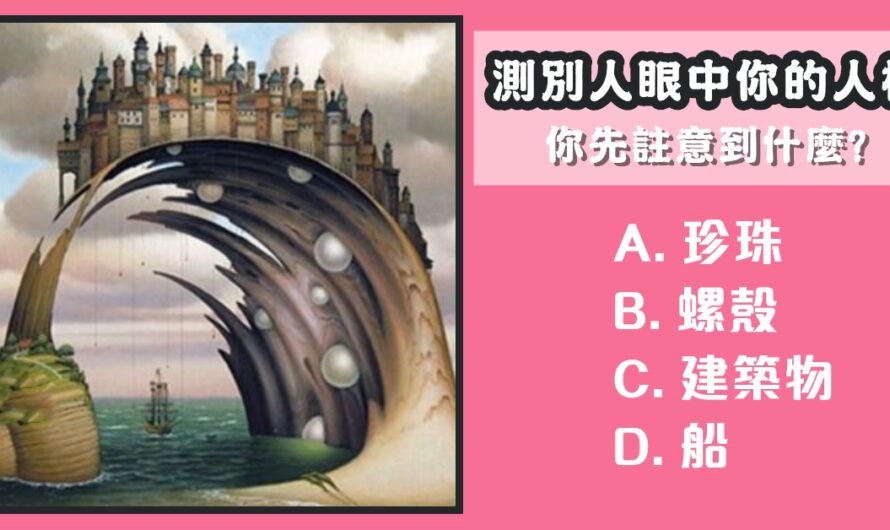 【德國心理人格測試】測別人眼中您的人格特質