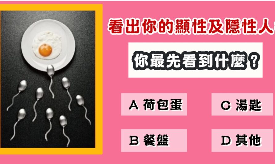 【墨比氏心靈測驗】看您的顯性及隱性人格