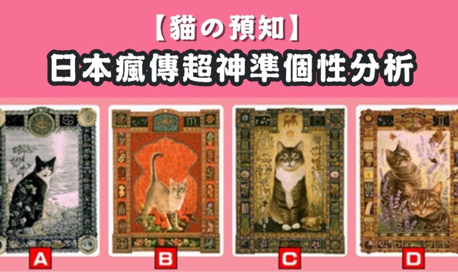 【日本瘋傳超神準】分析您的個性