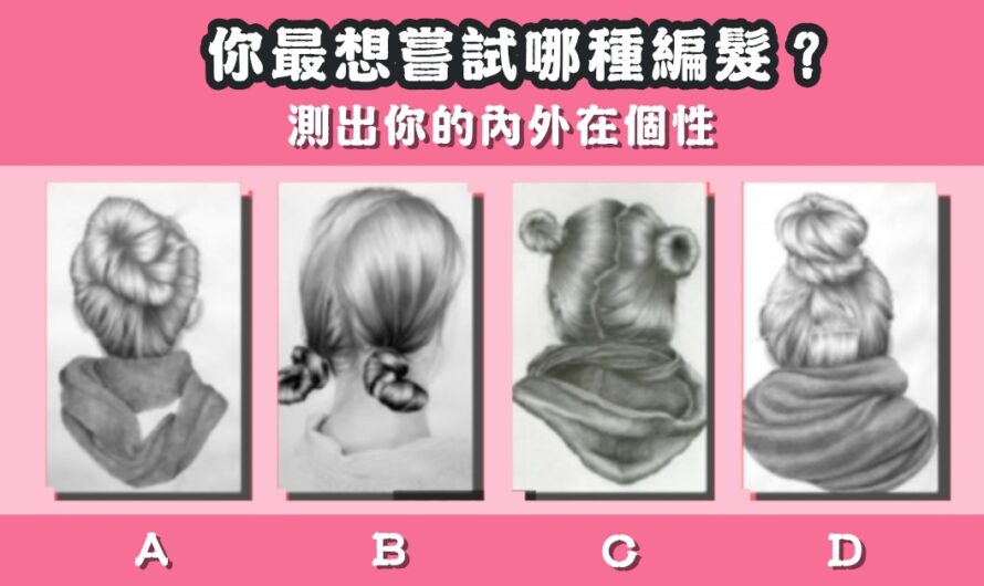 【最想嘗試哪種編髮】測您的內外在個性