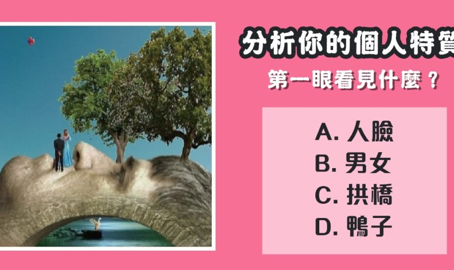 【第一眼看見什麼】深入分析個人特質