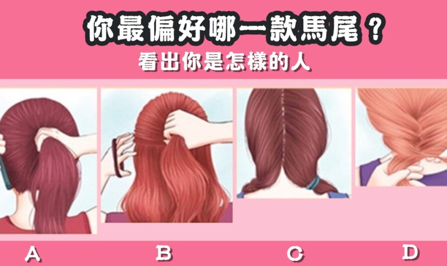 【最偏好哪種馬尾】看出您是怎樣的人