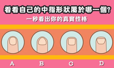 比中指，看性格，測試，心理測驗，星座寶寶