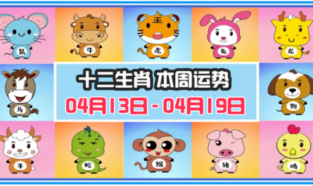 12生肖，十二生肖，本週運程，本週運勢，整體運勢，愛情運勢，工作運勢，財運運勢，星座宝宝